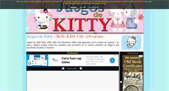 Desktop Screenshot of juegosdekitty.org
